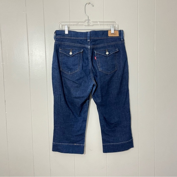 Levi's 515 Capri Blue Jeans Women's Size 8 - Picture 6 of 10